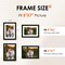 5x7 Picture Frame Set of 10, Photo Frame Bulk with HD Plexiglass, Display Pictures 4x6 with Mat or 5x7 Without Mat Multi Picture Frames Collage for Tabletop or Wall Display, Black